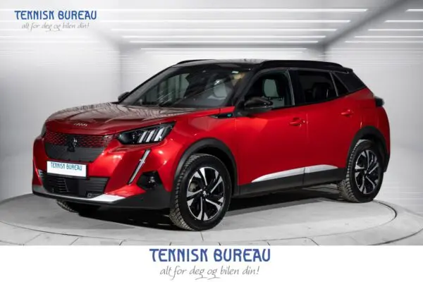 Peugeot e-2008 - 136 HK GT Skinn, ACC, 180°, LED, Rekkevidde 320km WLTP